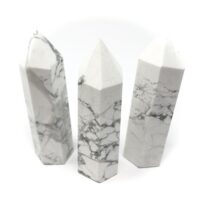 White Howlite Tower