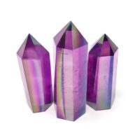 Magenta Aura Quartz Tower