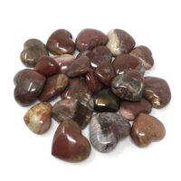 Petrified Wood Mini Heart
