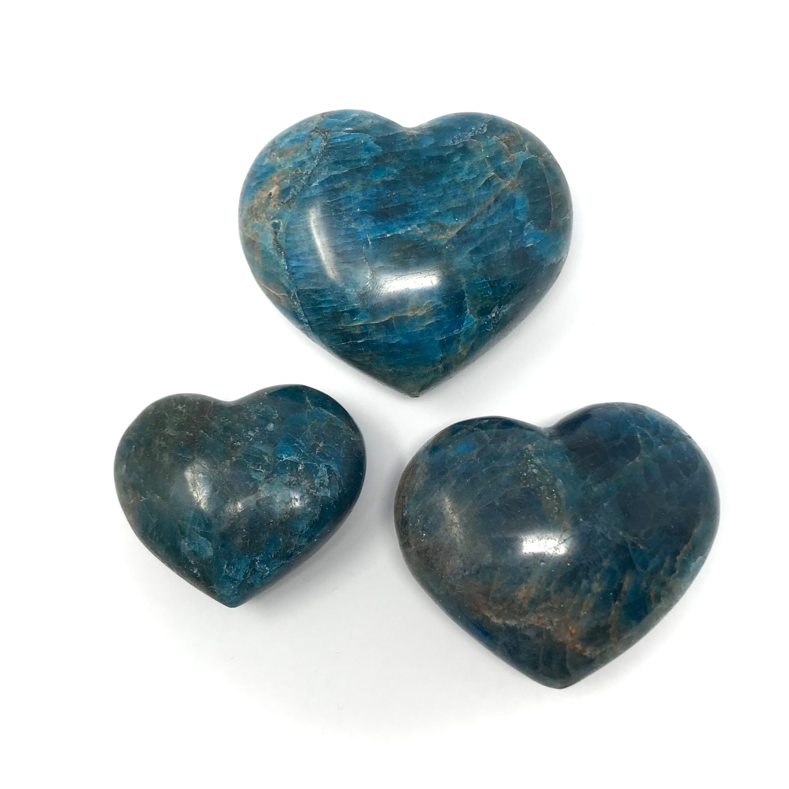 Blue Apatite Heart