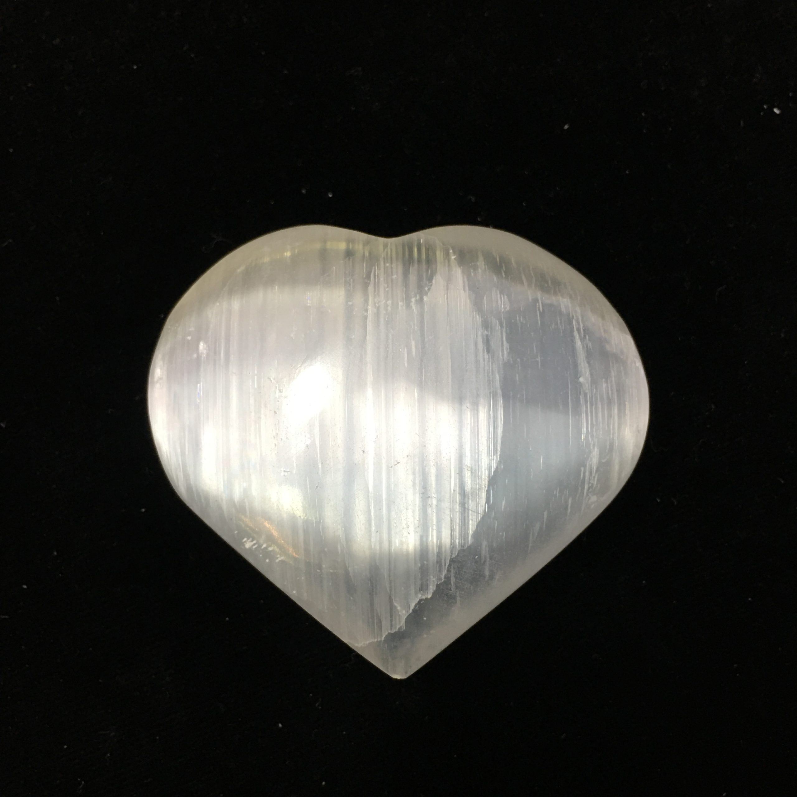 Selenite Heart 7-8cm